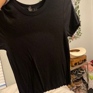 forever 21 ruffled crop top